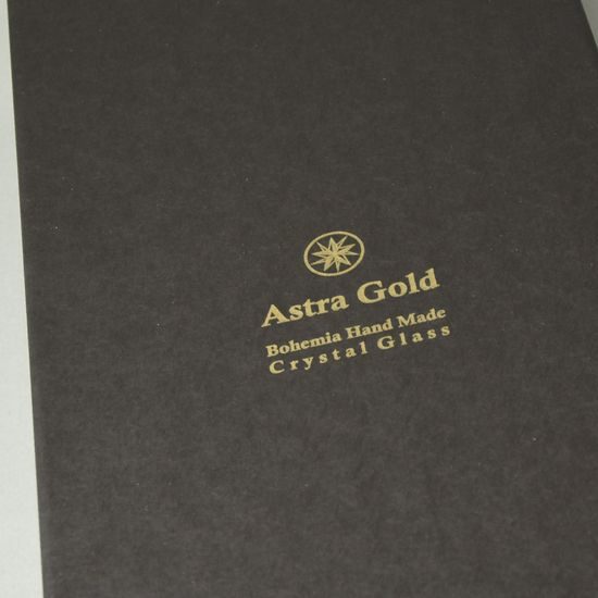 Astra Gold: Champagne flute 180 ml Adagio, 1 pcs. Rio Golden crystal decor