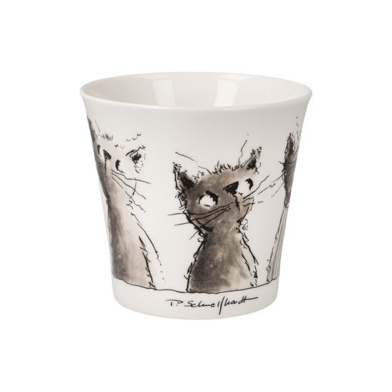 Cup Kitty Crew 350ml, Fine Bone China, P. Schnellhardt, Goebel