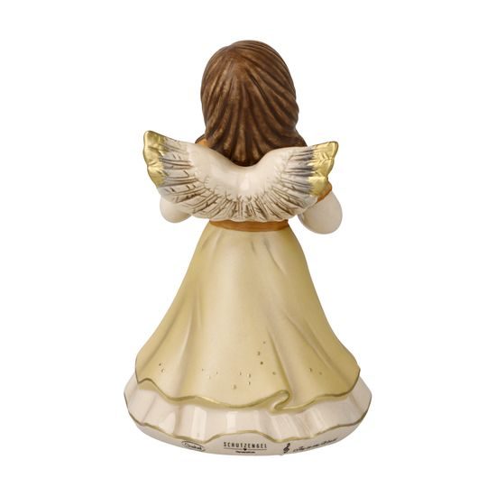 Veselý anděl 9,5 / 9,5 / 14 cm, kamenina, Goebel