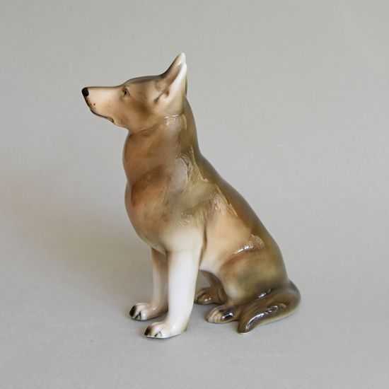 Wolf-dog 16 x 8,5 x 20,5 cm, Luxor, Porcelain Figures Duchcov