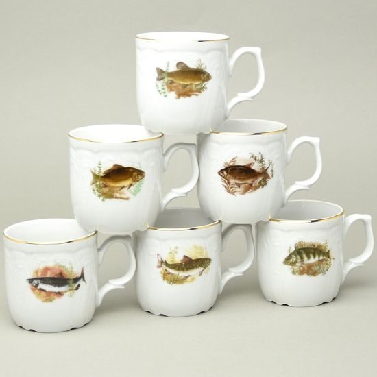 Hrnek dětský 250 ml, Thun 1794, karlovarský porcelán, BERNADOTTE rybářská