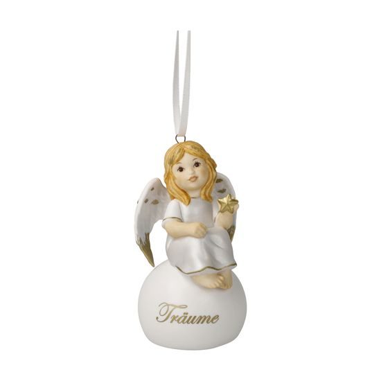 Angel bell dreams 5 / 5 / 9 cm, biscuit porcelain, Goebel