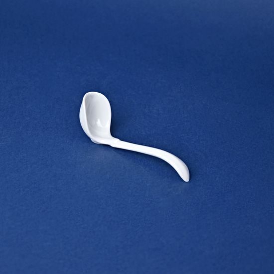 Small spoon 10 cm, Thun 1794 Carlsbad porcelain, BERNADOTTE white