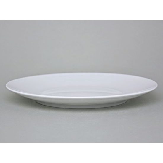 Plate dining 26 cm, Coups white, Thun 1794 Carlsbad porcelain