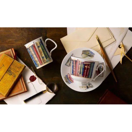 Creative writing: Hrnek Lancaster 320 ml, anglický kostní porcelán Roy Kirkham