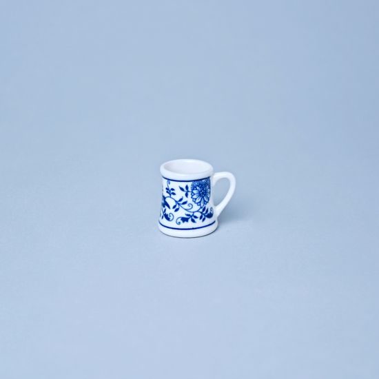Beer mug mini 3 cm, Original Blue Onion Pattern