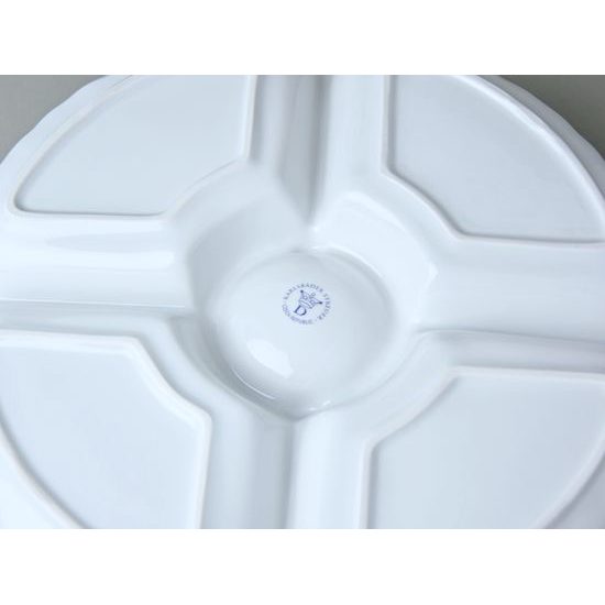 Kabaret 4-dílný 32 cm, házenka s ČERVENOU LINKOU, Český porcelán a.s.