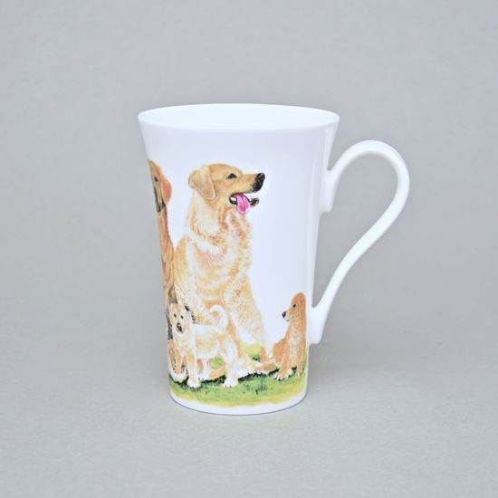 Dogs Collection - Retriever: Mug 400 ml, English Fine Bone China, Roy Kirkham