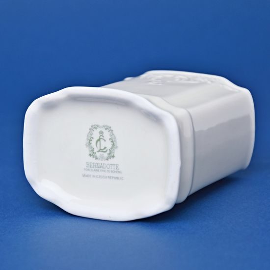Spice box 150 ml, 12,4 cm, Thun 1794, karlovarský porcelán, BERNADOTTE ivory