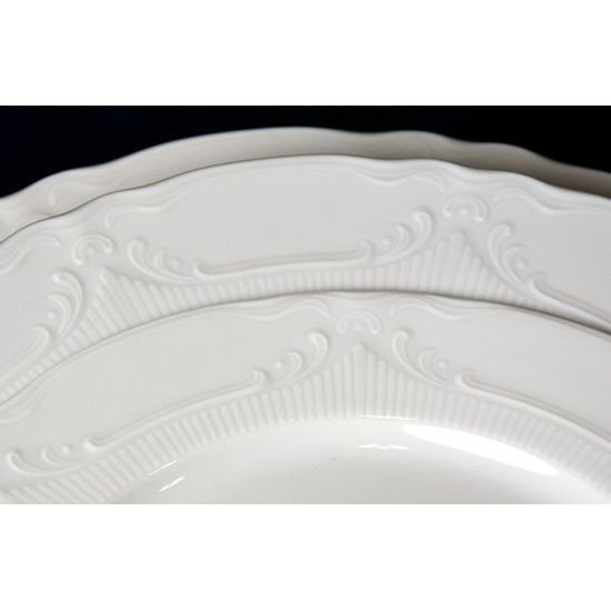 Vicomte white: Plate set for 6 pers., Thun 1794 Carlsbad porcelain