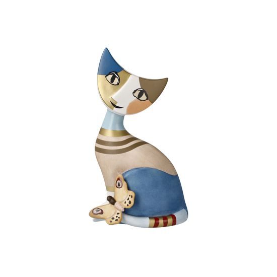 Cat Livia 9 / 7.5 / 17cm, biscuit china, Cats Goebel R. Wachtmeister