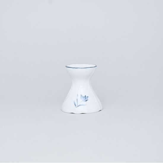 Candle holder 6,5 cm, Thun 1794 Carlsbad porcelain, BERNADOTTE blue flower