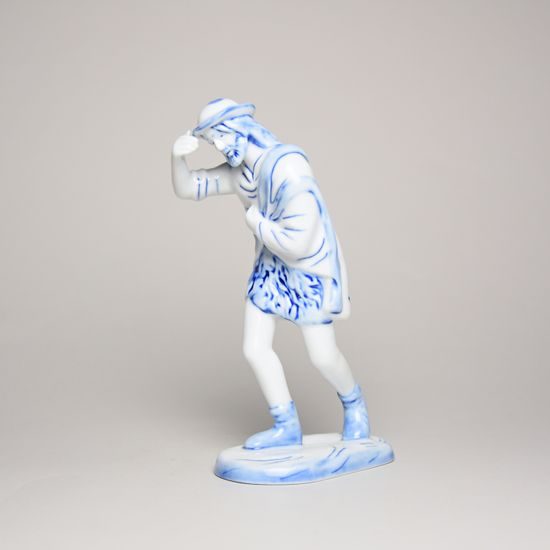 Wayfarer, Blue Onion, Porcelain Figures Duchcov