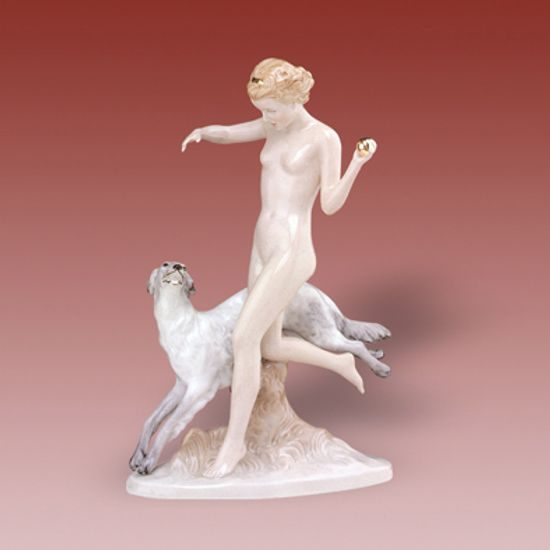 Diana 27 x 15 x 36 cm, luxor, Porcelain Figures Duchcov