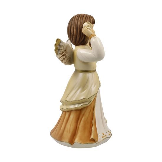 Angel Dressed up for Christmas 8,5 / 7,5 / 15,5 cm, stoneware, Goebel