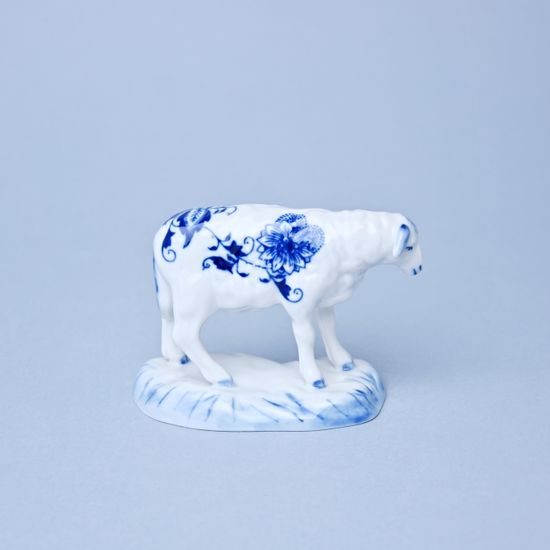 Ovce na podstavci 6,5 x 11,5 x 8 cm, Cibulák, originální z Dubí