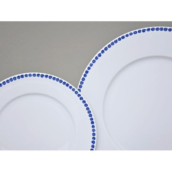 Nina 29423 šneci modří: Talířová sada pro 6 osob, Thun 1794, karlovarský porcelán