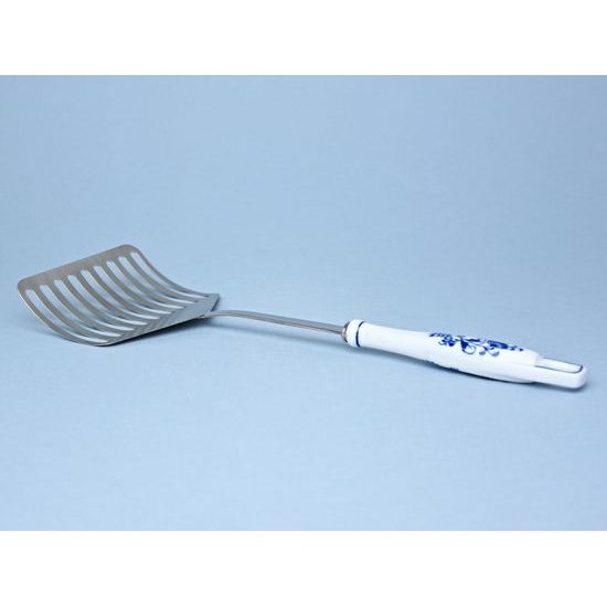Ladle for Dumplings - smooth 38 cm, Original Blue Onion pattern