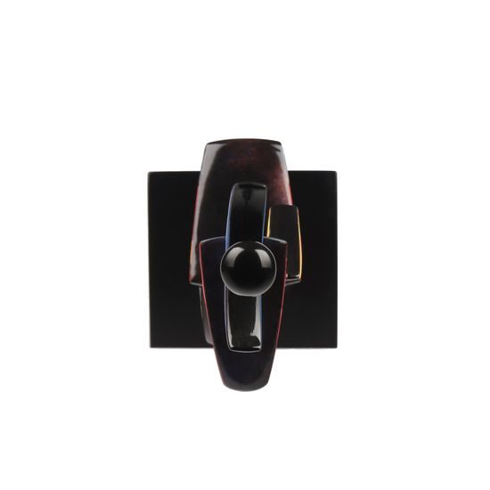 Figurka Tmavě červená 13 / 13 / 70 cm, porcelán, W. Kandinsky, Goebel