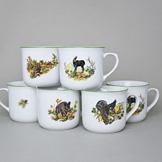 Mug Warmer hunting 650 ml, 1 pcs. - random decor, Český porcelán a.s.