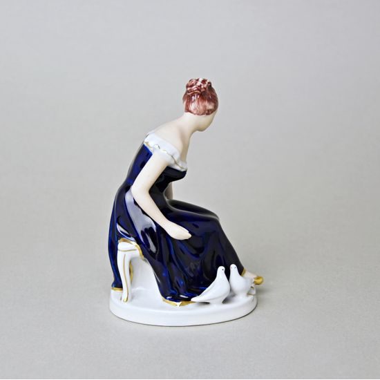 Cindrella 10,5 x 7,0 x 14 cm, Isis, Porcelain figures Duchcov