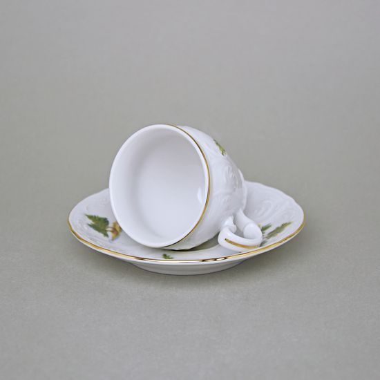 Šálek a podšálek Espresso 75 ml / 12 cm, Thun 1794, karlovarský porcelán, BERNADOTTE myslivecká