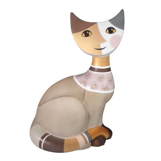Cat Stella 33 / 22 / 50cm, biscuit china, Cats Goebel R. Wachtmeister