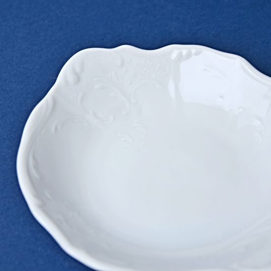 Petitka přílohová mistička 13 x 11 cm, Thun 1794, karlovarský porcelán, BERNADOTTE bílá