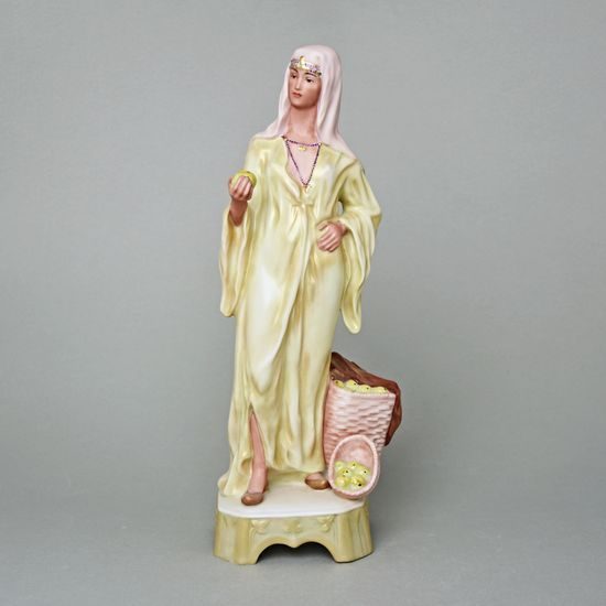 Moor - female 33 cm, Bronze, Porcelain Figures Duchcov