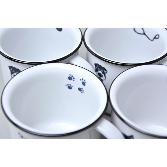 Mug Tina middle 240 ml, Dog, Český porcelán a.s.