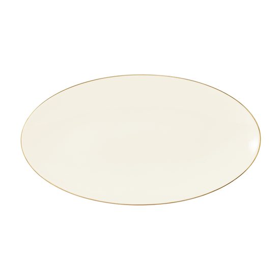 Platter oval 33x 18 cm, MEDINA gold, Porcelán SELTMANN