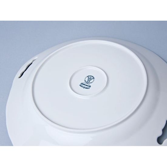 Kvarta: Talíř koláčový s uchy 28 cm, Cibulák, originální z Dubí, 4. j.