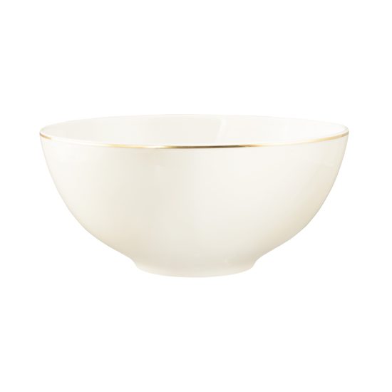 Bowl 21 cm 2 l, Savona fine diamond with gold line, Seltmann porcelain