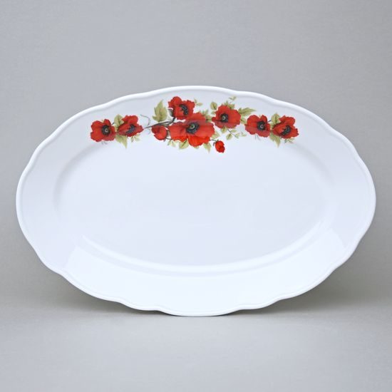 Dish oval 35 cm, Poppy, Cesky porcelan a.s.
