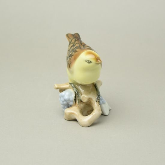 Bunting bird 11 x 14 cm, Luxor, Royal Dux Bohemia