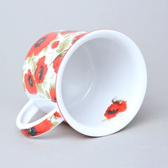 Hrnek Tina Fantazie, Vlčí máky, 380 ml, velký, Český porcelán a.s.