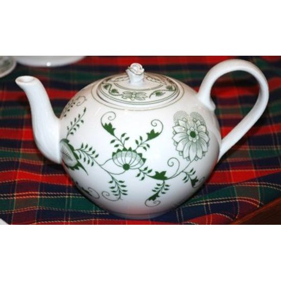 Tea pot 1,2 l, Green Onion Pattern, Cesky porcelan a.s.