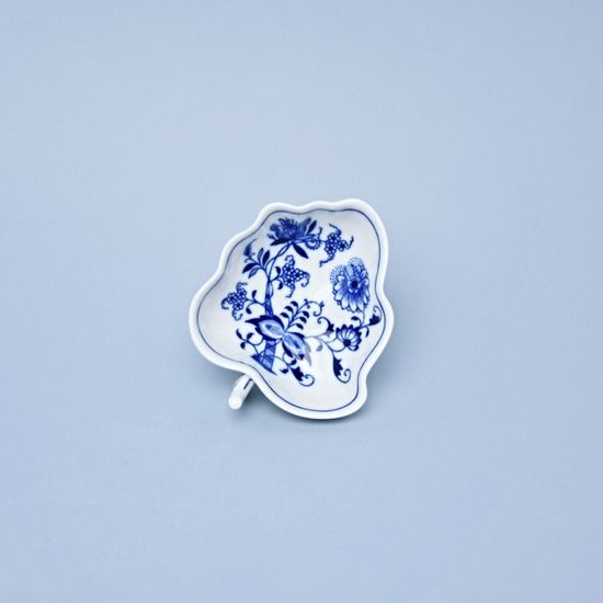 Cukřenka list na nožkách 10,8 cm, Cibulák, originální z Dubí