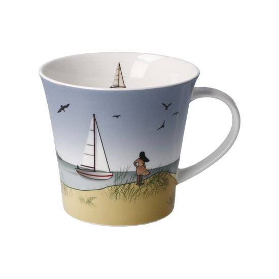 Coffee-/tea mug Scandic Home - "Ocean Love" 0,35 l, 13 / 10 / 9,5, fine bone china, Goebel