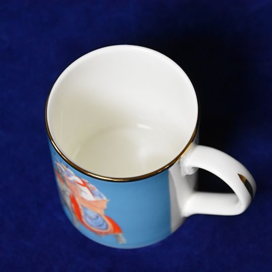 Blenheim Palace - Indian Room, Elephant: Mug 280 ml, English Fine Bone China, Roy Kirkham