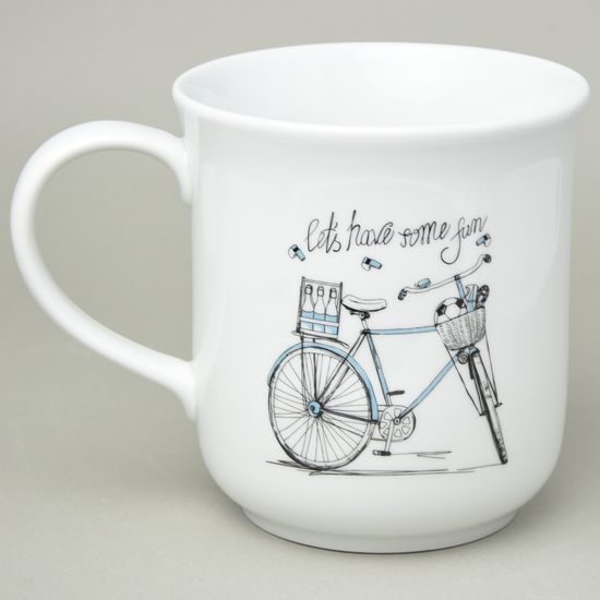 Mug Golem 1,5 l, Men's blue bike, Český porcelán a.s.