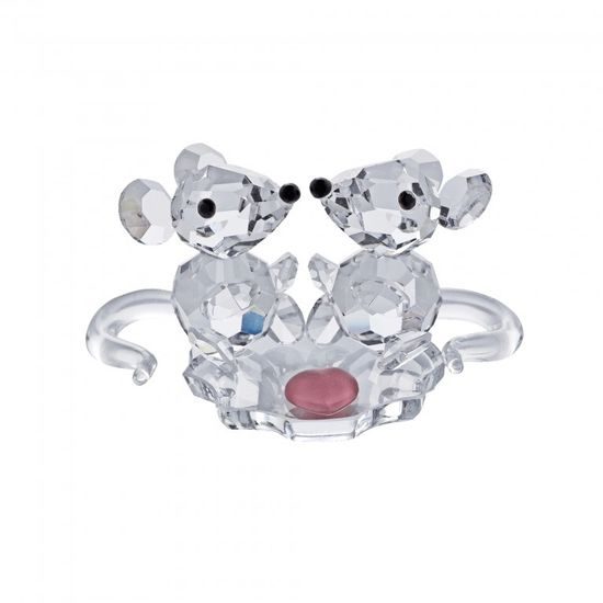 Sweet Twosome - Mice 22 x 41 mm, Crystal Gifts and Decoration PRECIOSA