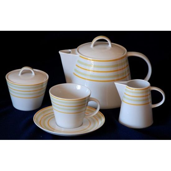 Tea set for 6 persons, Thun 1794 Carlsbad porcelain, TOM 29958