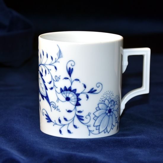 Mug Henkel 89 mm 0,25 l, Blue Onion, Meissen porcelain