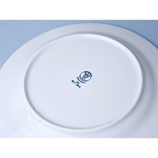 Talíř mělký 24 cm, Lev, (i na zeď), Cibulák, originální z Dubí