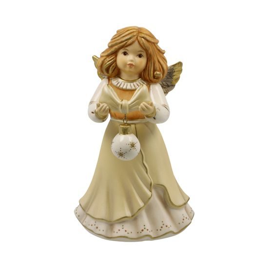 Angel Favorite Christmas Ball 8,5 / 8 / 15 cm, stoneware, Goebel