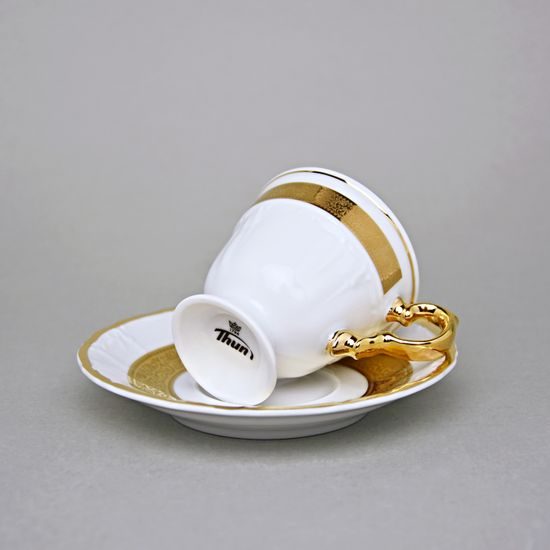 Šálek 70 ml espresso a podšálek 120 mm, Marie Louise 88003, Thun 1794, karlovarský porcelán