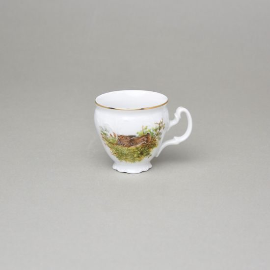 Šálek a podšálek Espresso 75 ml, Thun 1794, karlovarský porcelán, BERNADOTTE myslivecká