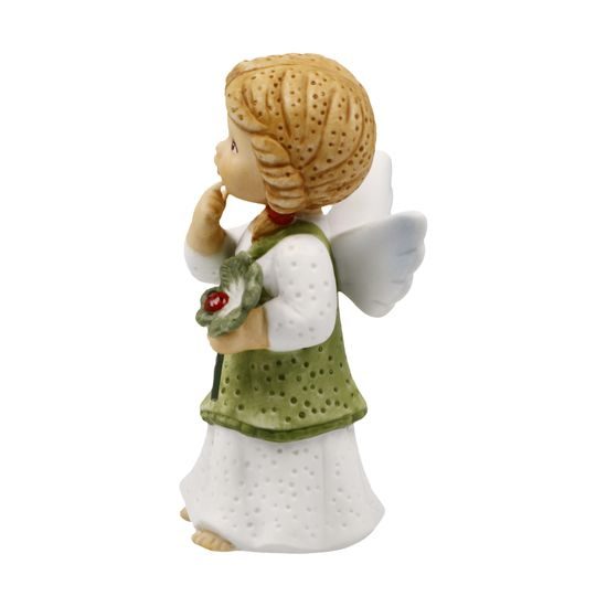 Anděl Šťastný okamžik 4 / 4 / 8 cm, biskvitový porcelán, Nina & Marco, Goebel