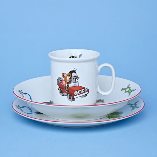 Children's set 3 pcs. random, Mole, Thun 1794 Carlsbad porcelain